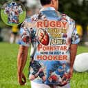 Funny Hawaiian Shirt Rugby Saved Me From Being A Pornstar Now I'm Just A Hooker Funny Hawaiian Shirt Rugby Saved Me From Being A Pornstar Now I'm Just A Hooker