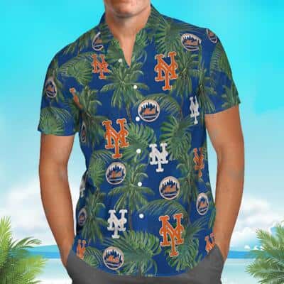 Aloha MLB New York Mets Hawaiian Shirt Tropical Tree Gift For Beach Holiday