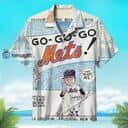 Cool Aloha MLB New York Mets Hawaiian Shirt Go Go Go Gift For Beach Trip
