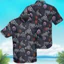 Black MLB New York Mets Hawaiian Shirt Hibiscus Beach Gift For Him