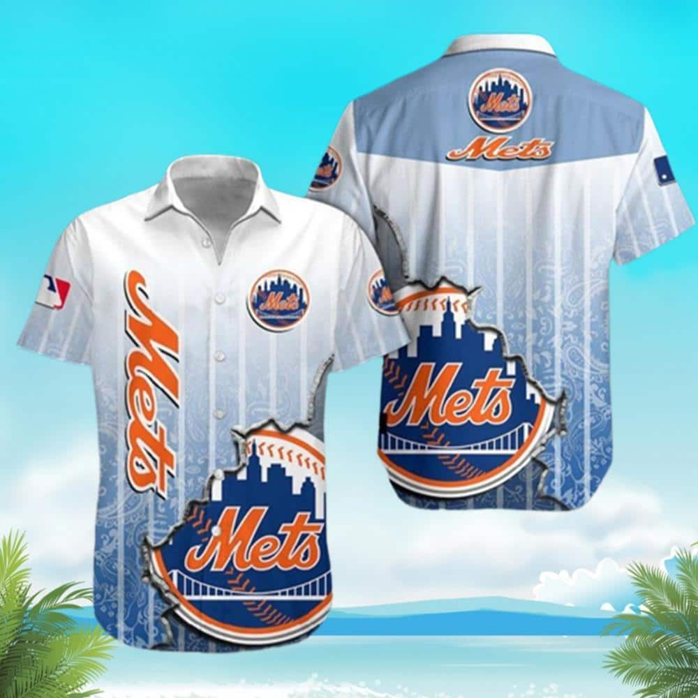 Basic MLB New York Mets Hawaiian Shirt Beach Lovers Gift