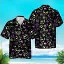 Black Aloha Pokemon Hawaiian Shirt Gengar Summer Beach Gift Black Aloha Pokemon Hawaiian Shirt Gengar Summer Beach Gift