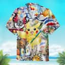Stylish Pokemon Hawaiian Shirt Cute Gift For Beach Lovers Stylish Pokemon Hawaiian Shirt Cute Gift For Beach Lovers