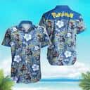 Garchomp Pokemon Hawaiian Shirt Tropical Flower Pattern Beach Trip Gift Garchomp Pokemon Hawaiian Shirt Tropical Flower Pattern Beach Trip Gift