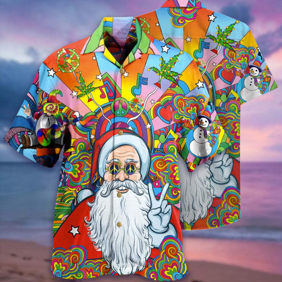 Funny Santa Claus Hawaiian Shirt Christmas Gift For Beach Vacation Funny Santa Claus Hawaiian Shirt Christmas Gift For Beach Vacation