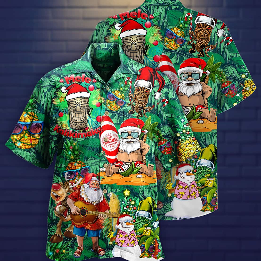 Christmas Funny Style Hawaiian Shirt Christmas Gift For Summer Lovers