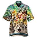 Funny Cat Hawaiian Shirt Gift For Beach Holiday