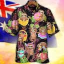 Funny Hawaiian Shirt Sloth Practical Beach Gift For Him
