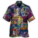 Funny Hawaiian Shirt Skull Dancing Moon Night Amazing Style