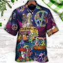 Funny Hawaiian Shirt Skull Dancing Moon Night Amazing Style