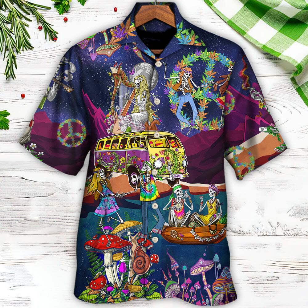 Funny Hawaiian Shirt Skull Dancing Moon Night Amazing Style Funny Hawaiian Shirt Skull Dancing Moon Night Amazing Style