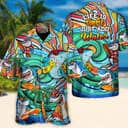 Funny Hawaiian Shirt Shark Surfing Life Is Simple Just Add Water