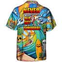 Funny Hawaiian Shirt Skeleton Never Underestimate An Old Guy On A Surfboard Funny Hawaiian Shirt Skeleton Never Underestimate An Old Guy On A Surfboard