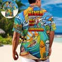 Funny Hawaiian Shirt Skeleton Never Underestimate An Old Guy On A Surfboard Funny Hawaiian Shirt Skeleton Never Underestimate An Old Guy On A Surfboard