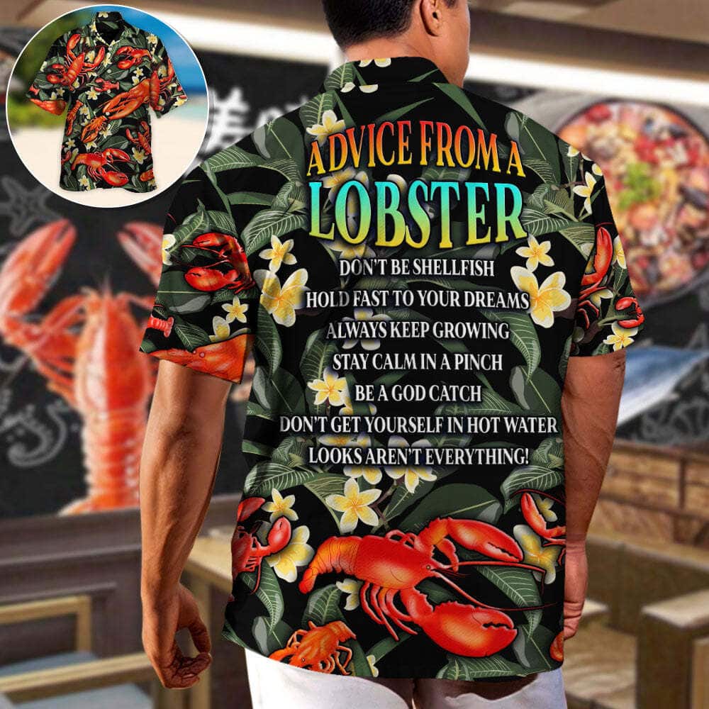Funny Hawaiian Shirt Advice From A Lobster Birthday Gift For Beach Vacation Funny Hawaiian Shirt Advice From A Lobster Birthday Gift For Beach Vacation