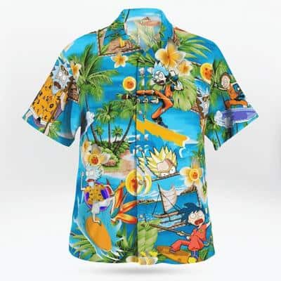 Beach Aloha Dragon Ball Rick And Morty Hawaiian Shirt Gift For Summer Lovers Beach Aloha Dragon Ball Rick And Morty Hawaiian Shirt Gift For Summer Lovers