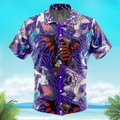 Blue Dragon Pokemon Hawaiian Shirt Gift For Beach Vacation