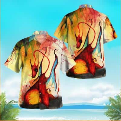 Charizard Pokemon Hawaiian Shirt Halloween Gift For Her