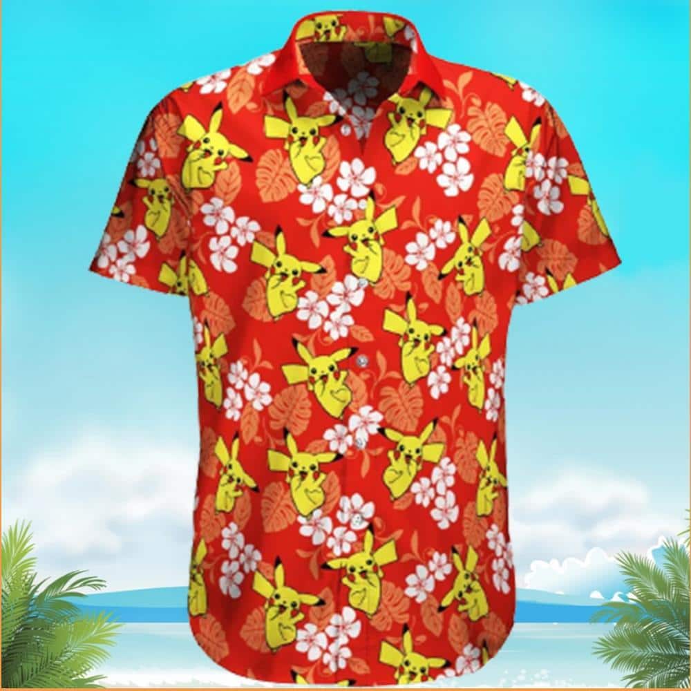 Tropical Aloha Pokemon Hawaiian Shirt Beach Gift For Family Tropical Aloha Pokemon Hawaiian Shirt Beach Gift For Family