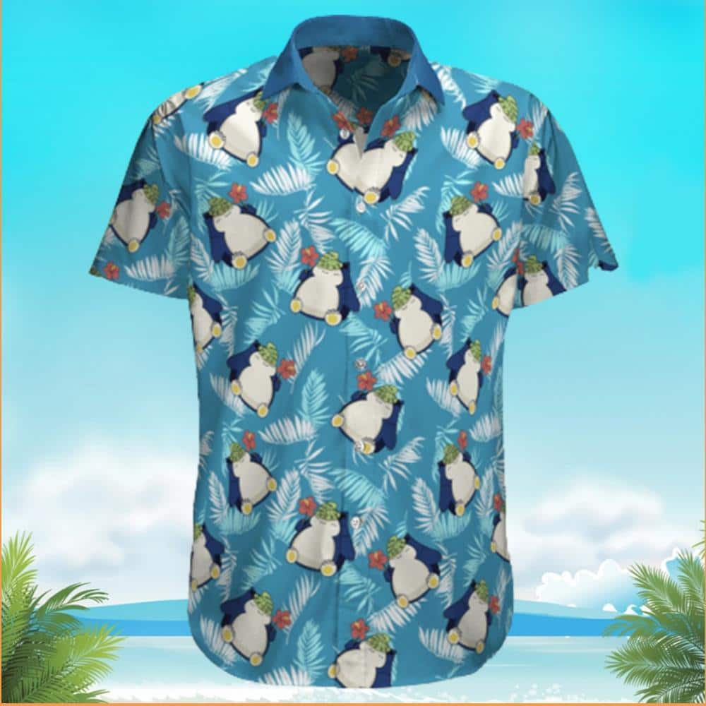 Summer Aloha Snorlax Pokemon Hawaiian Shirt Gift For Beach Trip Summer Aloha Snorlax Pokemon Hawaiian Shirt Gift For Beach Trip