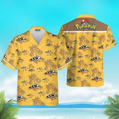 Cool Pokemon Hawaiian Shirt Beach Gift For Alakazam Fans