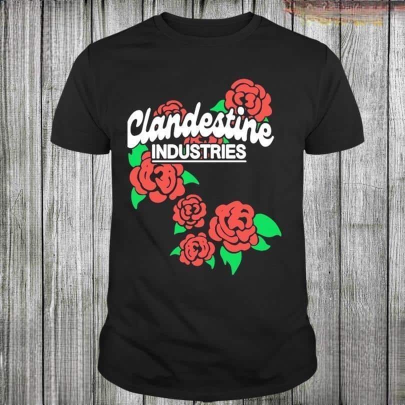 Merch Band Of Roses T-Shirt Clandestine Industries Merch Band Of Roses T-Shirt Clandestine Industries
