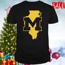 University Of Michigan T-Shirt M Den Chicago Pop-Up