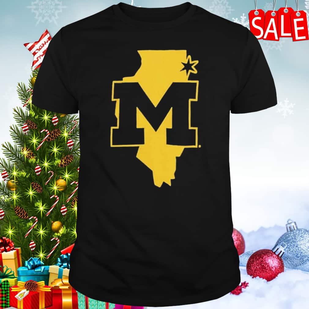 University Of Michigan T-Shirt M Den Chicago Pop-Up University Of Michigan T-Shirt M Den Chicago Pop-Up