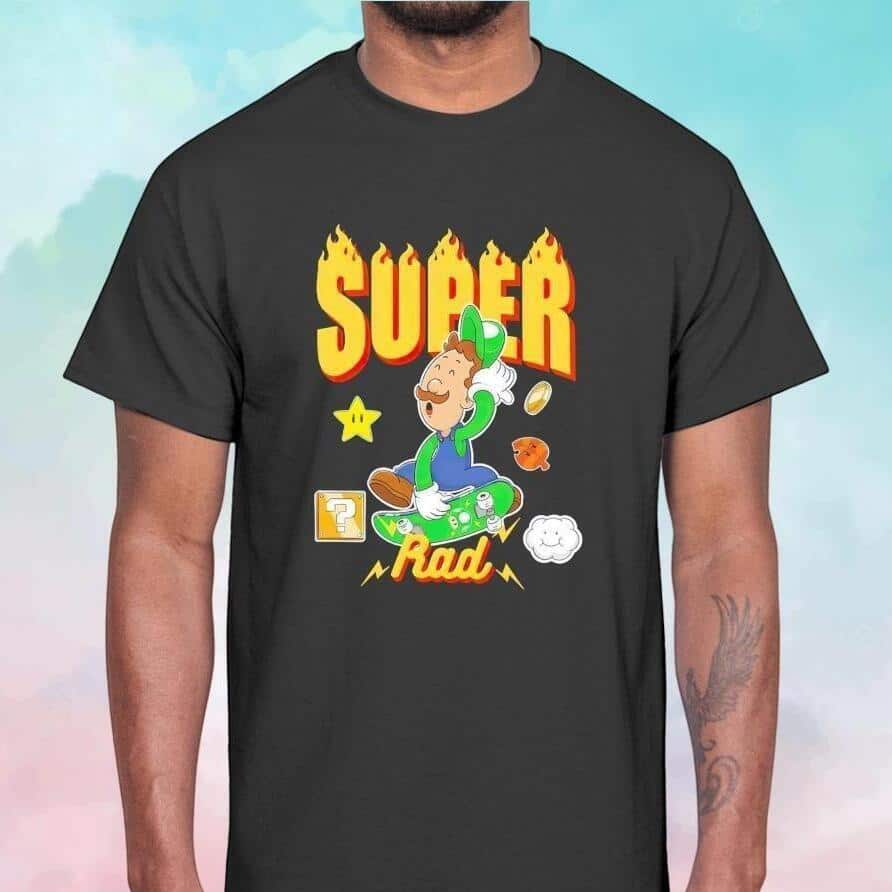 Funny Luigi T-Shirt Super Rad