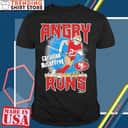 San Francisco 49ers T-Shirt Angry Runs Christian McCaffrey San Francisco 49ers T-Shirt Angry Runs Christian McCaffrey