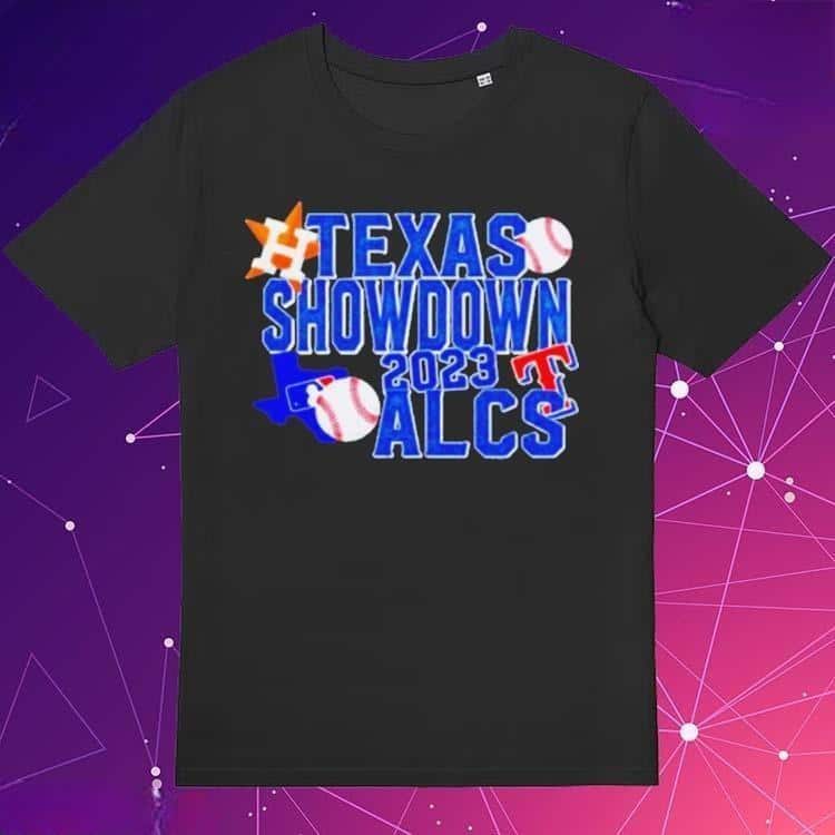 Houston Astros Texas Rangers T-Shirt Houston Astros Texas Rangers T-Shirt