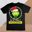 Santa Grinch I Used to Smile and then I Worked at Dollar General T-Shirt