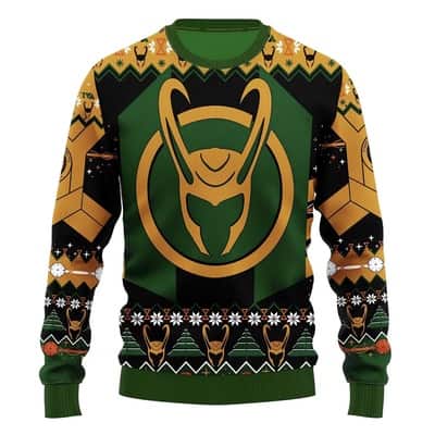 Loki God of Stories Ugly Christmas Sweater Loki God of Stories Ugly Christmas Sweater