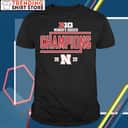 NCAA Nebraska Huskers T-Shirt Big Ten Women’s Soccer Champions