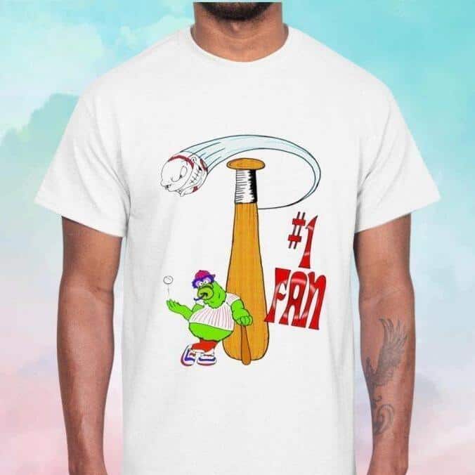 #1 Fan Philadelphia Phillies T-Shirt Funny Grinch #1 Fan Philadelphia Phillies T-Shirt Funny Grinch