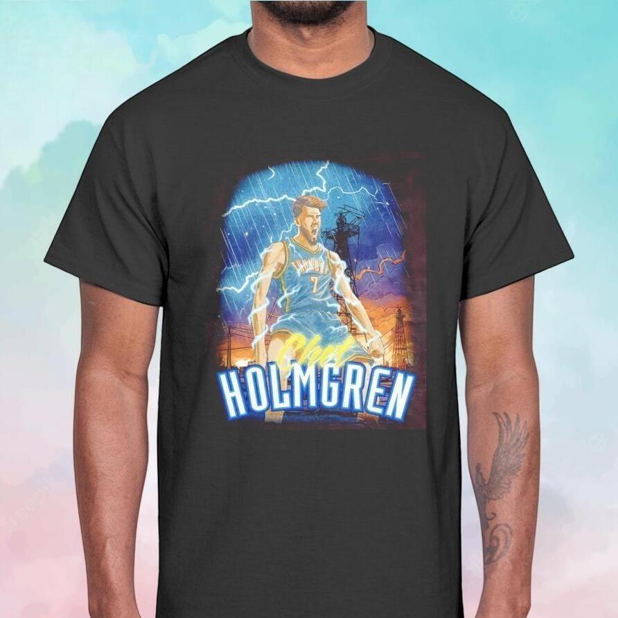 Chet Thomas Holmgren T-Shirt Oklahoma City Thunder Chet Thomas Holmgren T-Shirt Oklahoma City Thunder