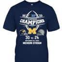 NCAA Michigan Wolverines Ohio State T-Shirt B10 East Division Champions Michigan Stadium NCAA Michigan Wolverines Ohio State T-Shirt B10 East Division Champions Michigan Stadium