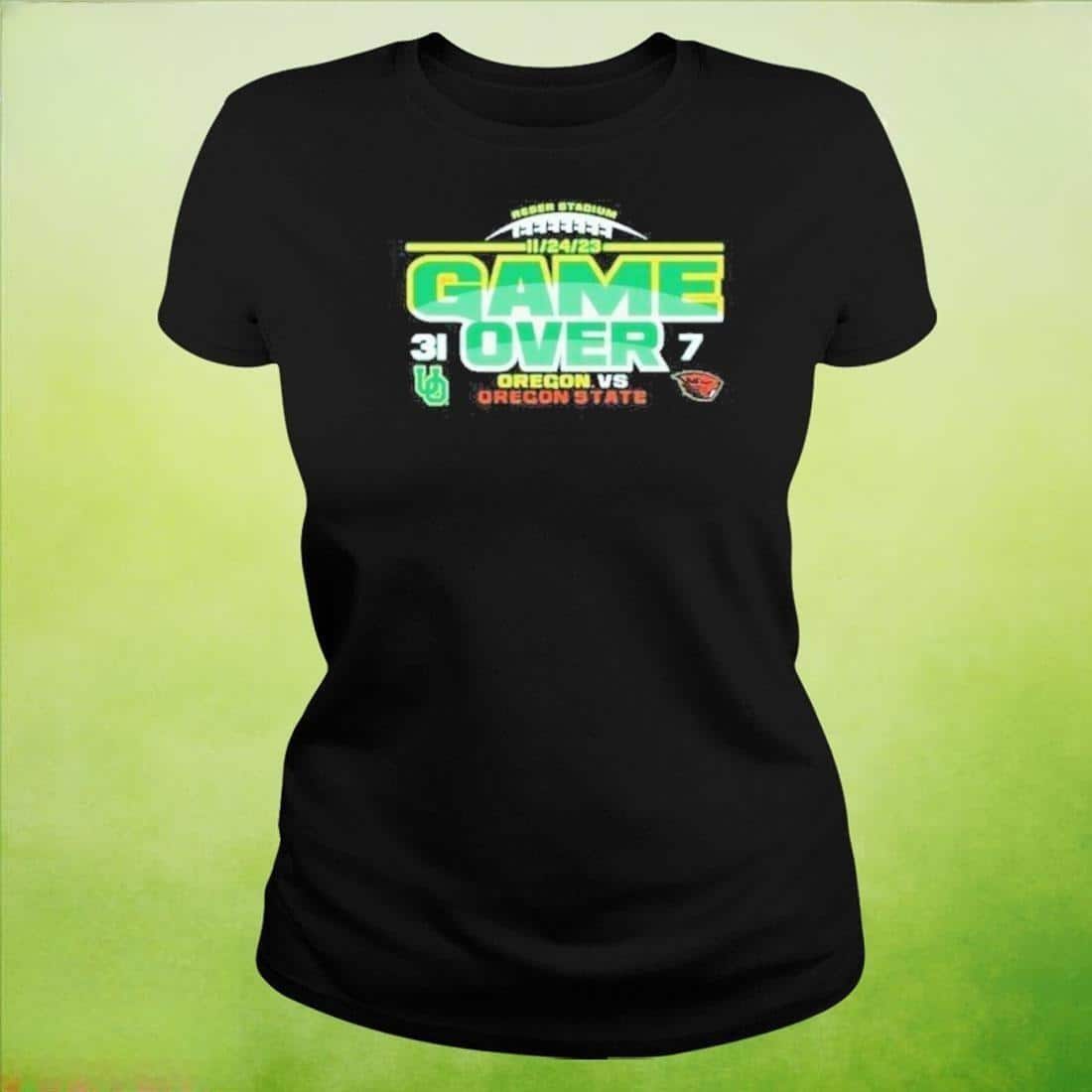 Oregon Ducks Vs. Oregon State T-Shirt Game Over Oregon Ducks Vs. Oregon State T-Shirt Game Over