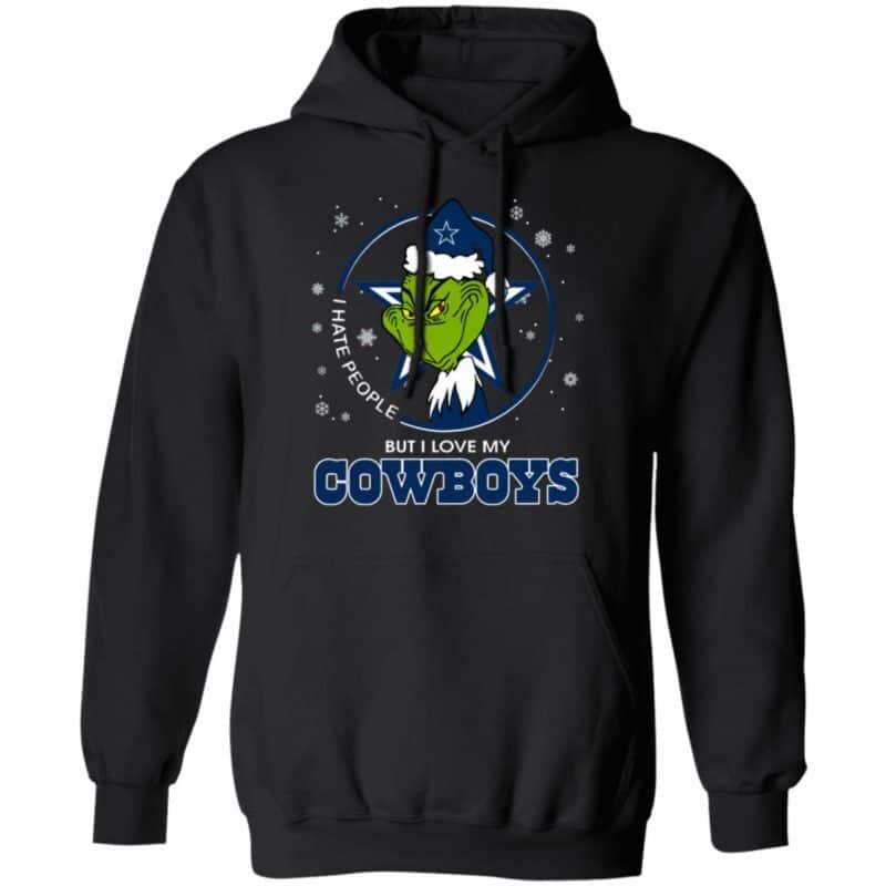 Funny Grinch I Hate People But I Love My Dallas Cowboys T-Shirt Funny Grinch I Hate People But I Love My Dallas Cowboys T-Shirt