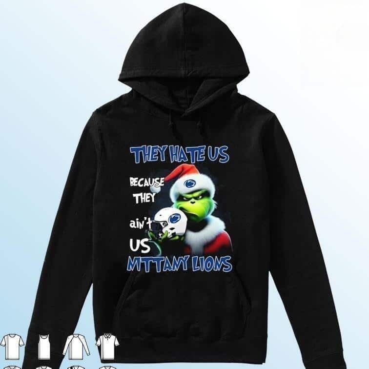 Funny Grinch They Hate Us Because Ain’t Us Penn State Nittany Lions T-Shirt Funny Grinch They Hate Us Because Ain’t Us Penn State Nittany Lions T-Shirt