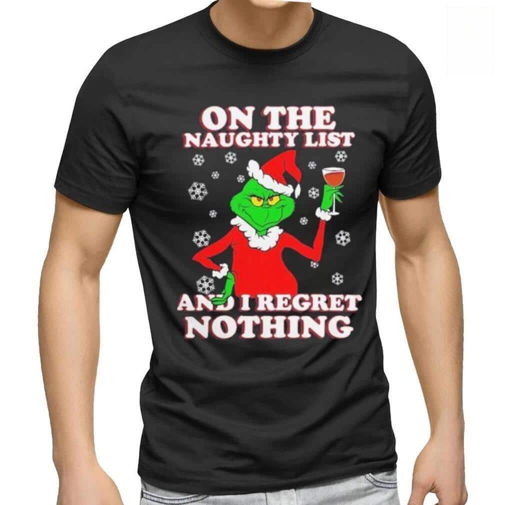 NFL Kansas City Chiefs T-Shirt On The Naughty List And I Regret Nothing NFL Kansas City Chiefs T-Shirt On The Naughty List And I Regret Nothing