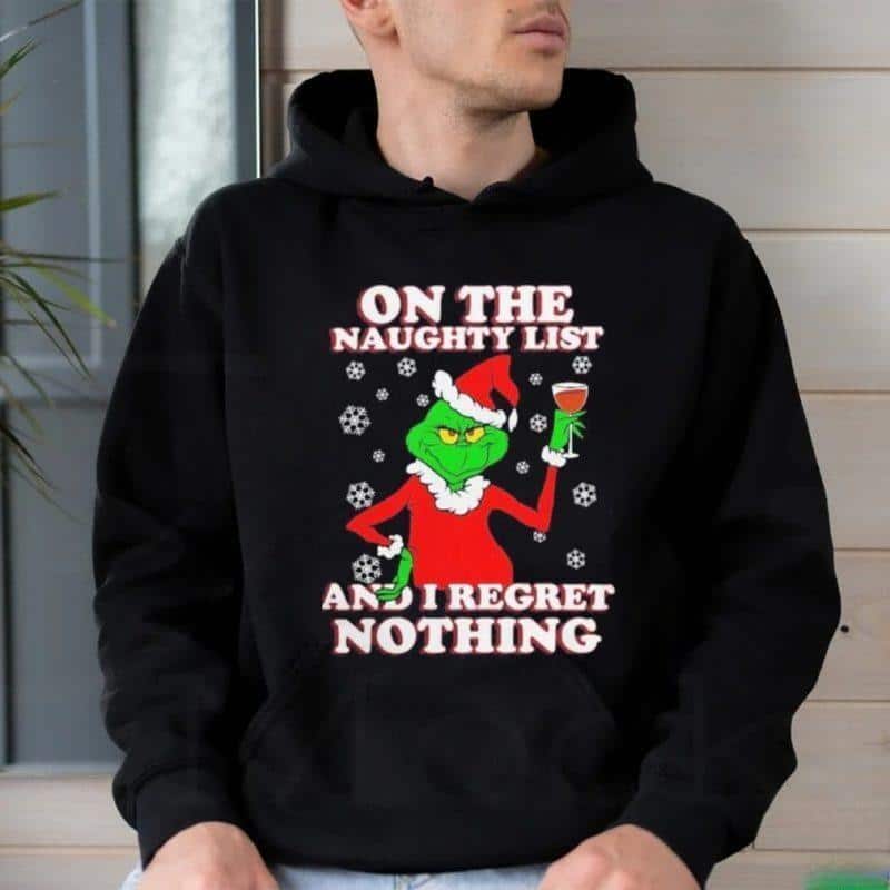 NFL Kansas City Chiefs T-Shirt On The Naughty List And I Regret Nothing NFL Kansas City Chiefs T-Shirt On The Naughty List And I Regret Nothing