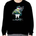 Santa Grinch NFL Philadelphia Eagles T-Shirt Santa Grinch NFL Philadelphia Eagles T-Shirt