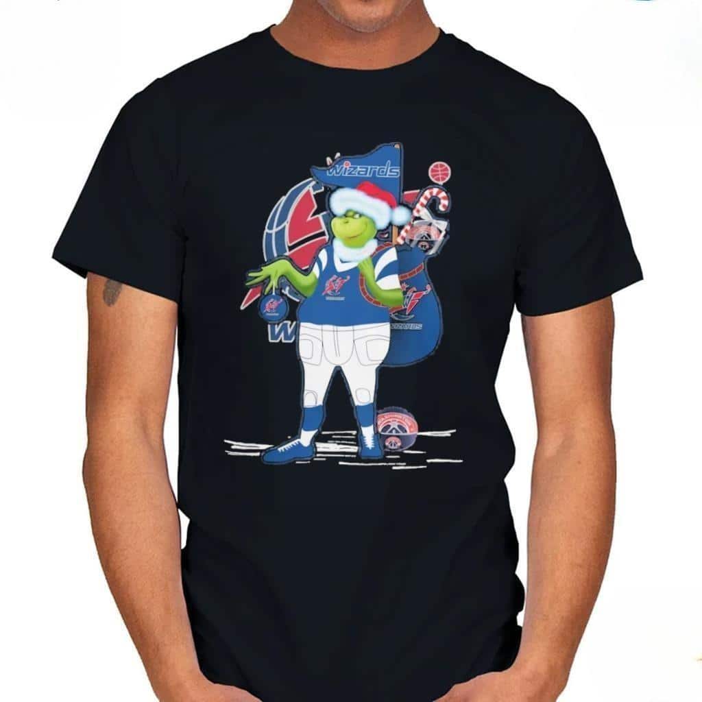 Funny Grinch Washington Wizards T-Shirt Funny Grinch Washington Wizards T-Shirt