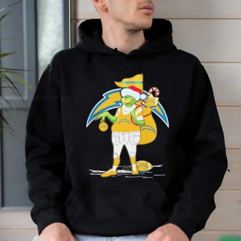 Funny Grinch Los Angeles Chargers T-Shirt Funny Grinch Los Angeles Chargers T-Shirt