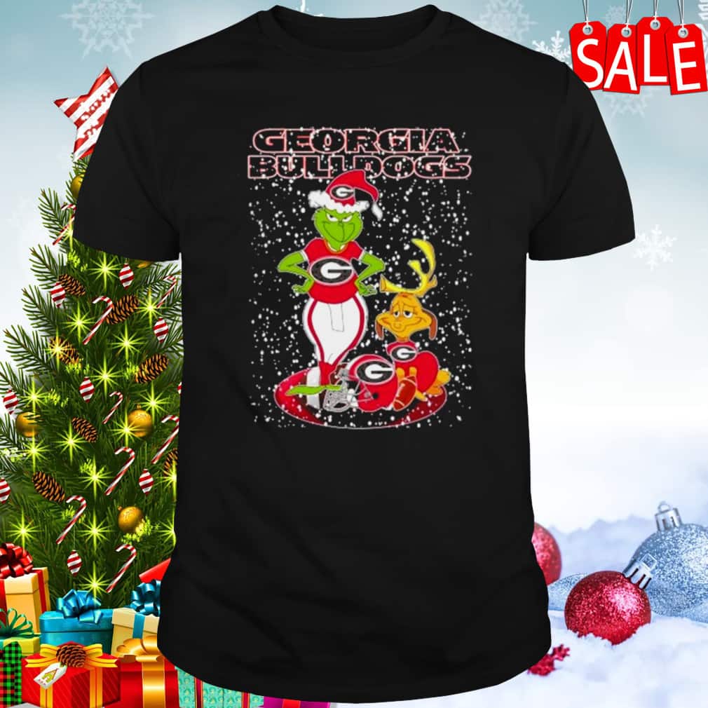 Funny Grinch Dog NCAA Georgia Bulldogs T-Shirt Funny Grinch Dog NCAA Georgia Bulldogs T-Shirt