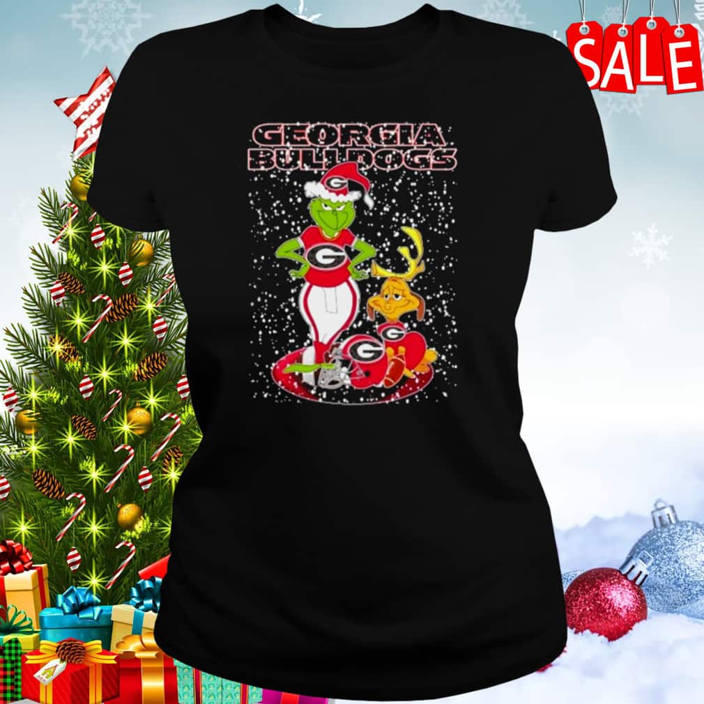 Funny Grinch Dog NCAA Georgia Bulldogs T-Shirt Funny Grinch Dog NCAA Georgia Bulldogs T-Shirt