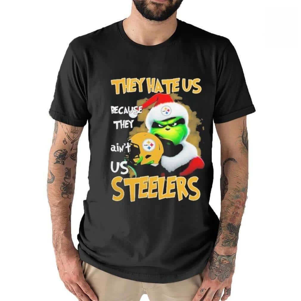 They Hate Us Because Ain't Us NFL Pittsburgh Steelers T-Shirt They Hate Us Because Ain't Us NFL Pittsburgh Steelers T-Shirt