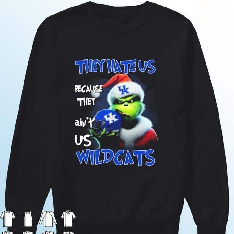 Funny Grinch They Hate Us Because Ain’t Us Kentucky Wildcats T-Shirt Funny Grinch They Hate Us Because Ain’t Us Kentucky Wildcats T-Shirt