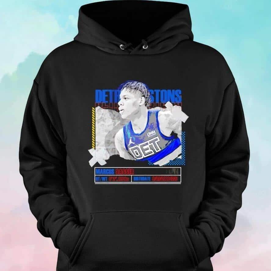 Marcus Sasser NBA Detroit Pistons T-Shirt Marcus Sasser NBA Detroit Pistons T-Shirt